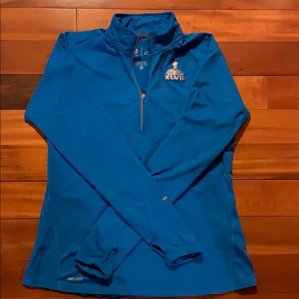 Nike Dri- Fit Super Bowl XLVII quarter zip